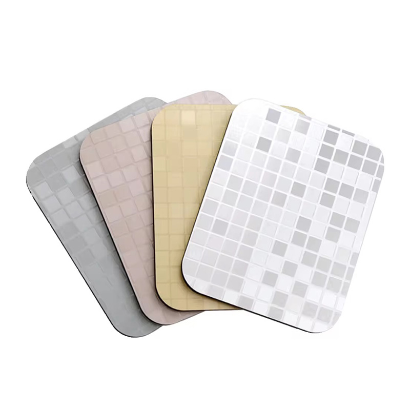 Pannello da parete in cristallo di carbonio con struttura metallica